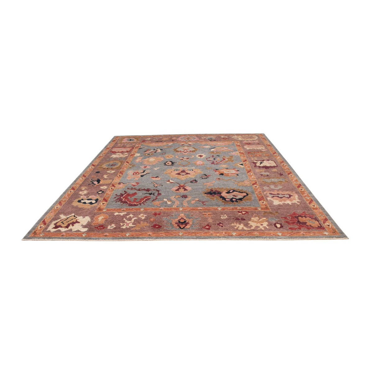 Alfombra Ziegler - Usak - 357 x 290 cm - azul claro