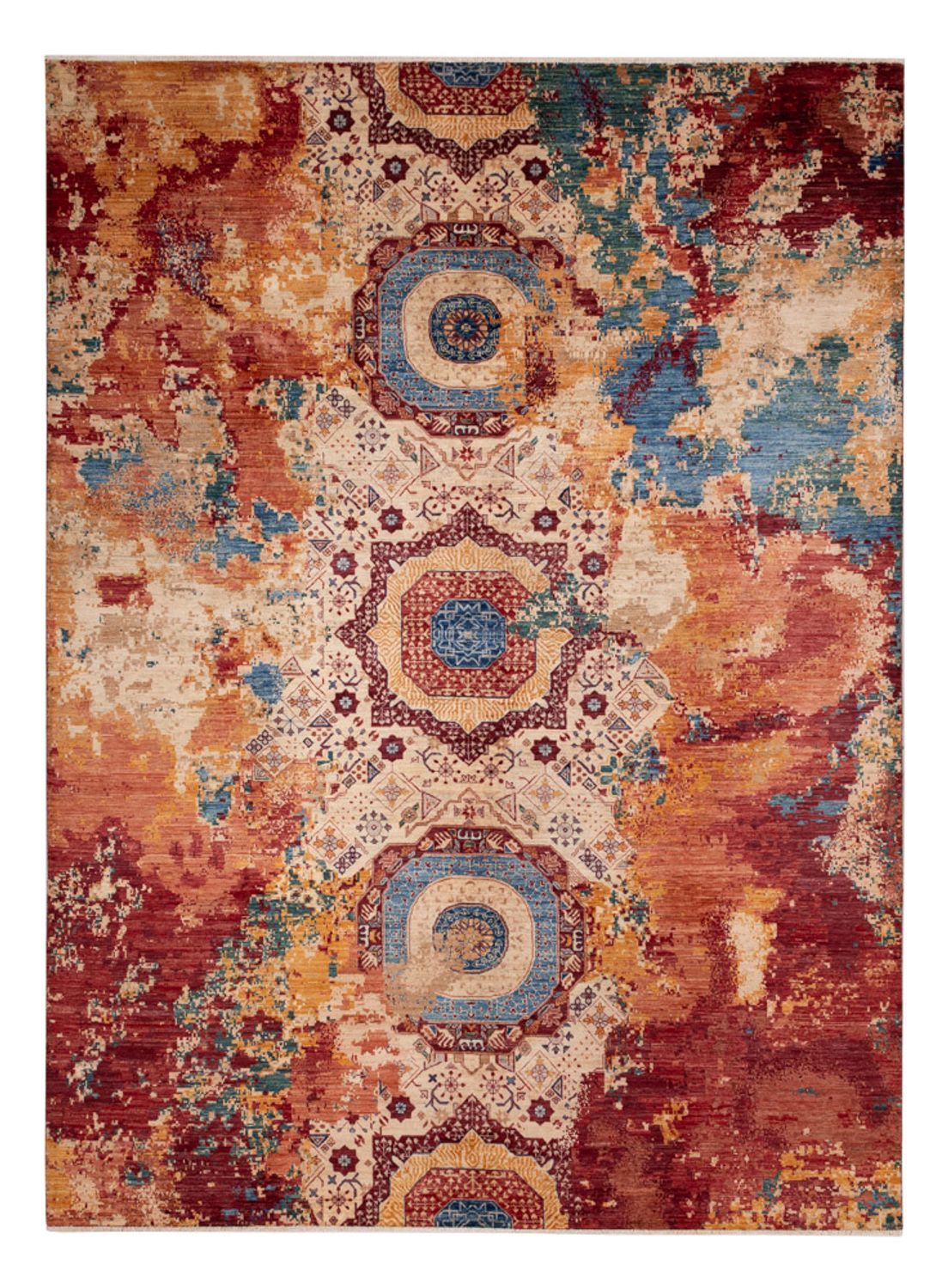 Alfombra de diseño - 335 x 246 cm - multicolor