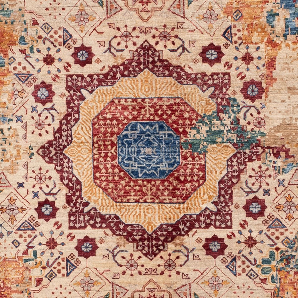 Alfombra de diseño - 335 x 246 cm - multicolor