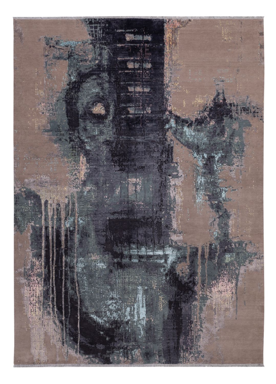 Alfombra de diseño - 354 x 256 cm - multicolor