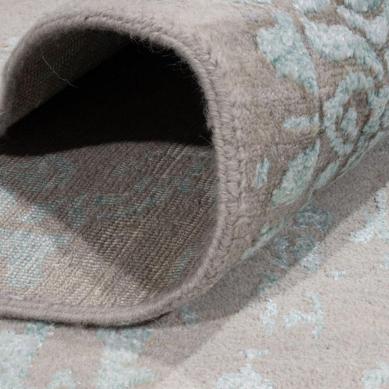 Alfombra de diseño - 358 x 270 cm - azul claro