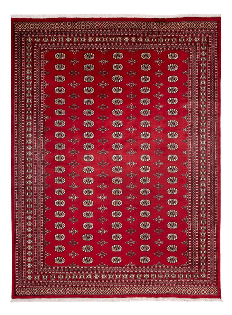 Alfombra afgana - Bukhara - 369 x 275 cm - rojo