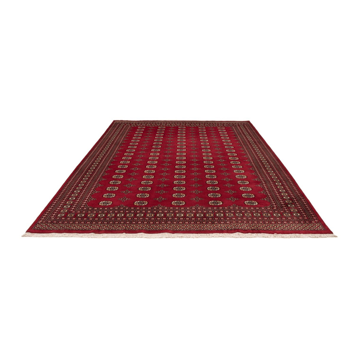 Alfombra afgana - Bukhara - 369 x 275 cm - rojo
