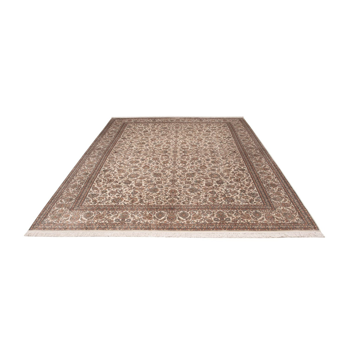 Alfombra de seda - Seda de Cachemira - 349 x 247 cm - beige