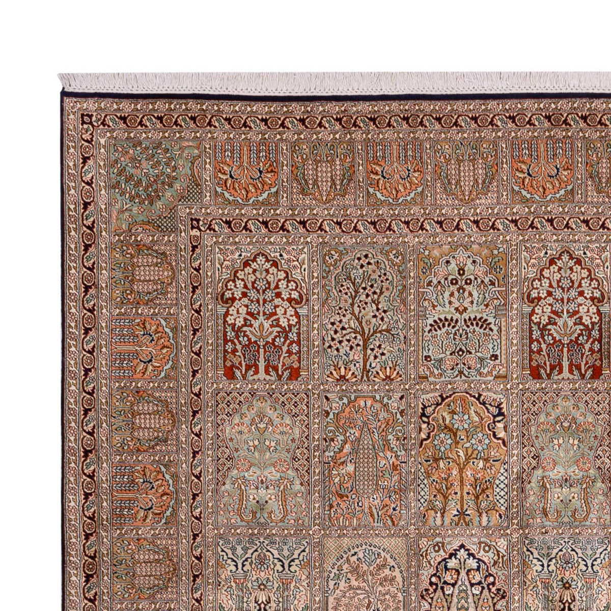 Seda de Cachemira Alfombra 274x362cm - Alfombra oriental