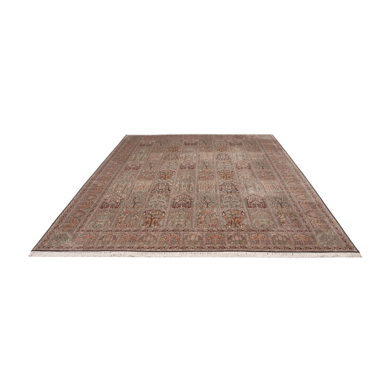 Alfombra de seda - Seda de Cachemira - 362 x 274 cm - beige oscuro