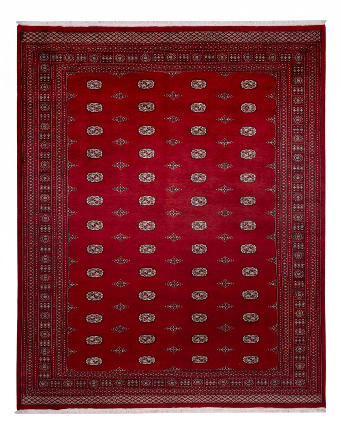 Alfombra afgana - Bukhara - 364 x 283 cm - rojo