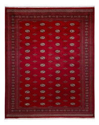 Alfombra afgana - Bukhara - 364 x 283 cm - rojo