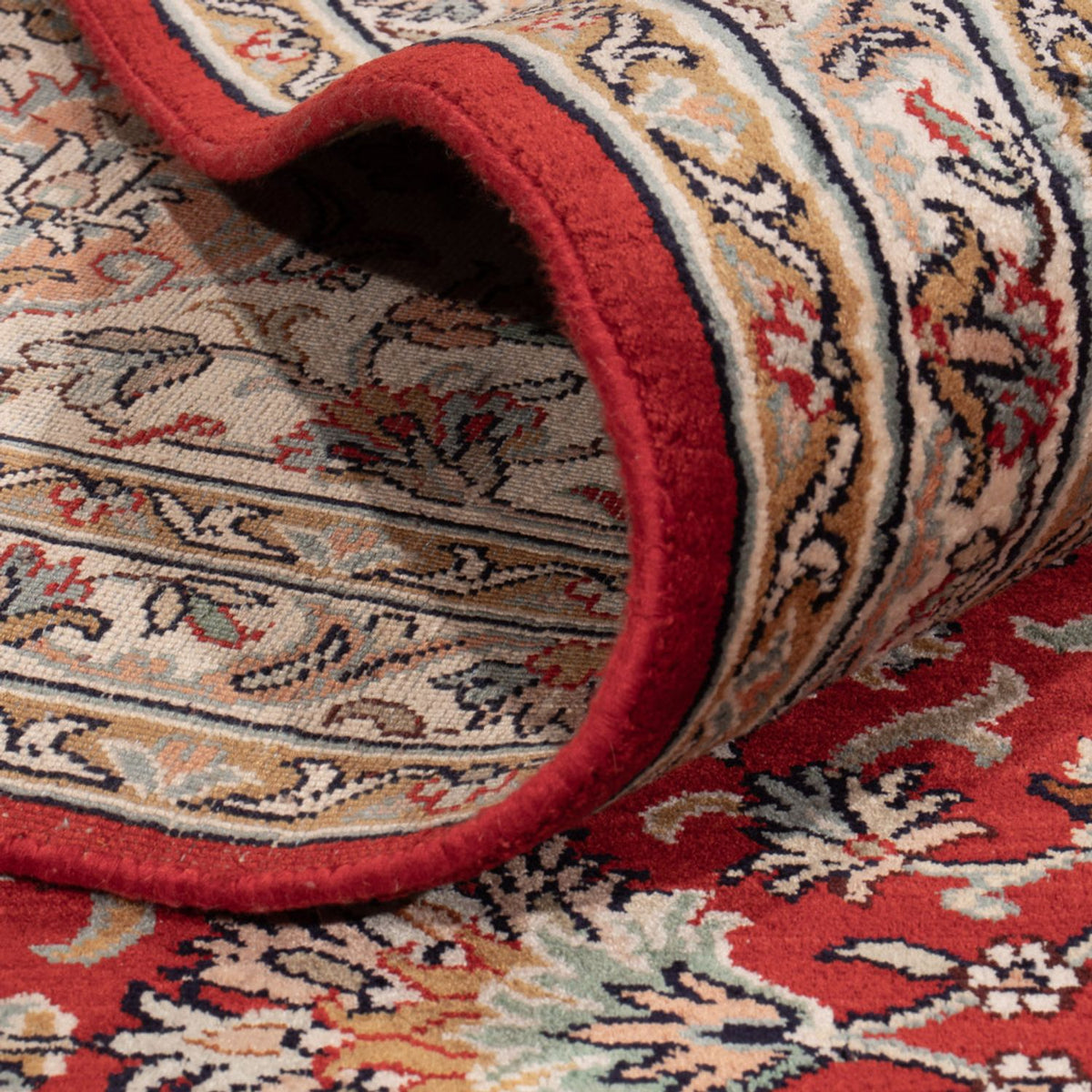 Alfombra de seda - Seda de Cachemira - 327 x 244 cm - rojo