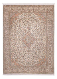 Alfombra de seda - Seda de Cachemira - 329 x 244 cm - beige