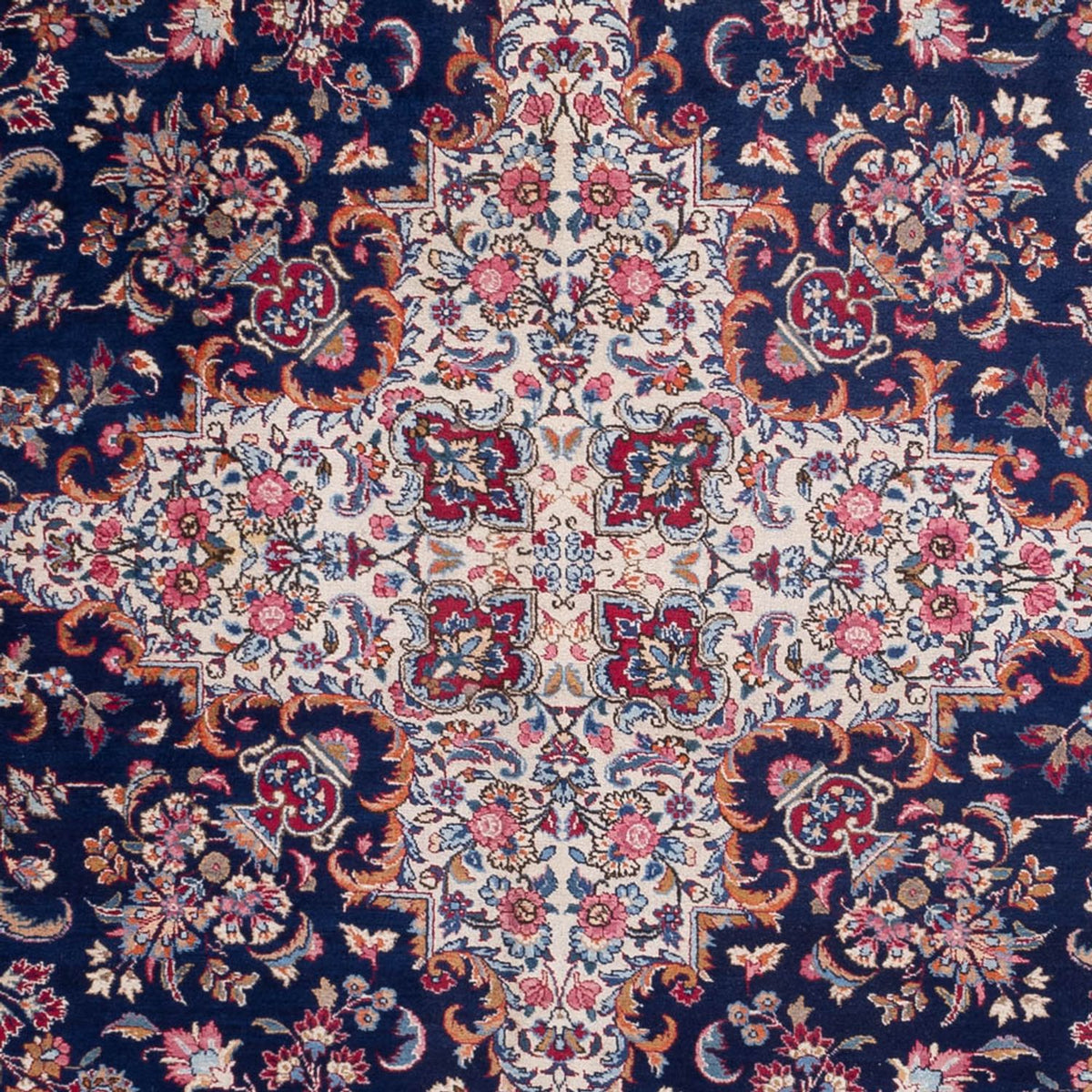 Alfombra persa - Clásica - 390 x 295 cm - azul oscuro