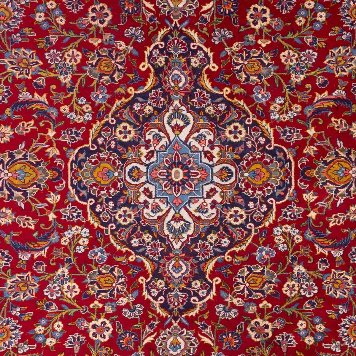 Alfombra persa - Keshan - 370 x 261 cm - rojo
