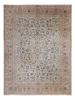 Alfombra persa - Keshan - 403 x 303 cm - beige