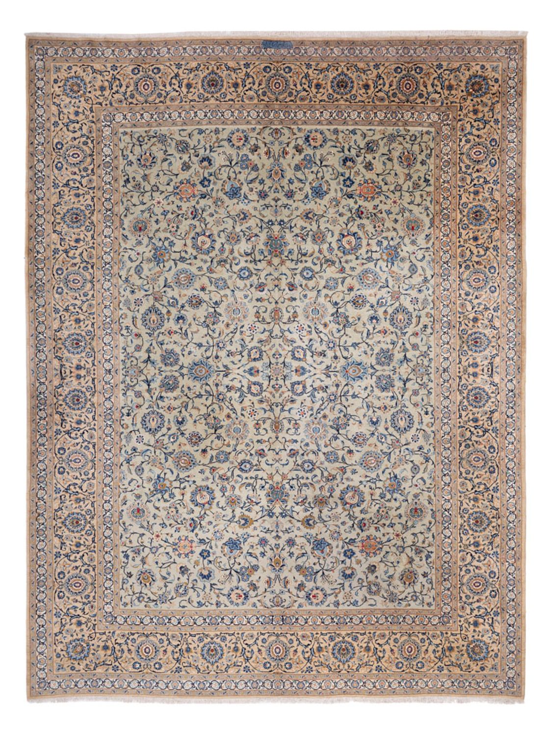 Alfombra persa - Keshan - 403 x 303 cm - beige