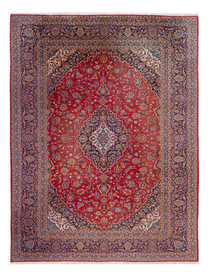 Alfombra persa - Keshan - 385 x 291 cm - rojo