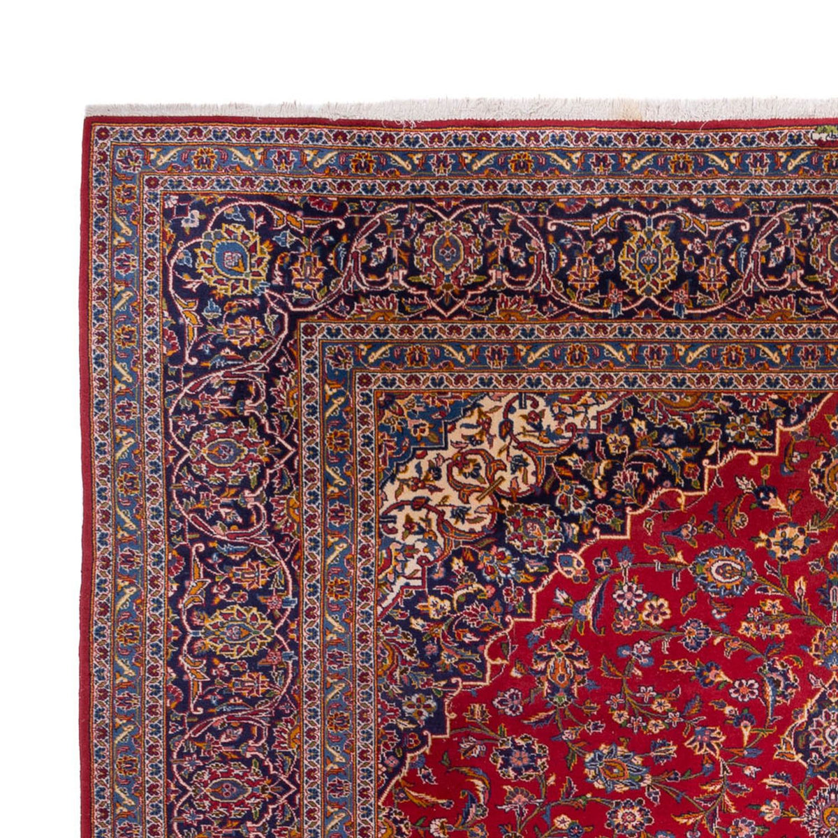 Alfombra persa - Keshan - 385 x 291 cm - rojo
