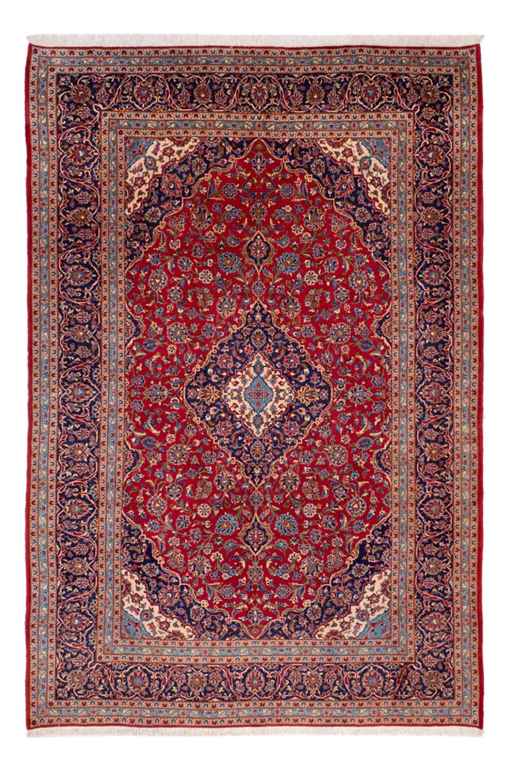 Alfombra persa - Keshan - 373 x 252 cm - rojo