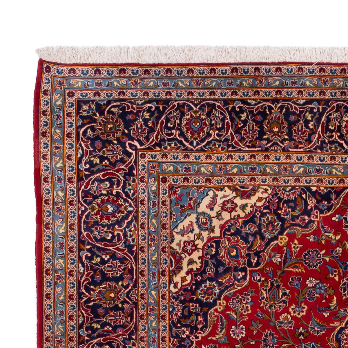 Alfombra persa - Keshan - 373 x 252 cm - rojo