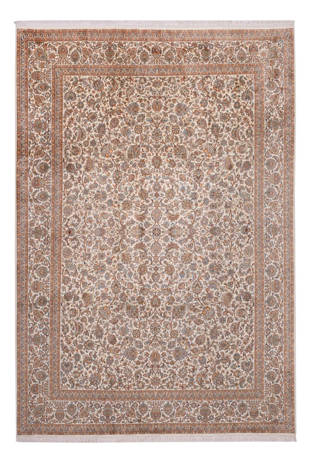 Alfombra de seda - Seda de Cachemira - 358 x 249 cm - beige