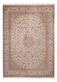 Alfombra de seda - Seda de Cachemira - 347 x 247 cm - beige