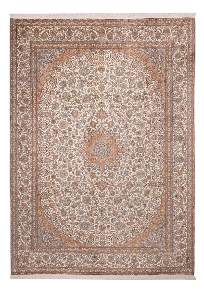 Alfombra de seda - Seda de Cachemira - 347 x 247 cm - beige