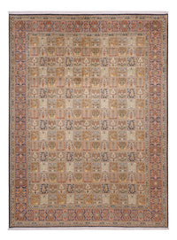 Alfombra de seda - Seda de Cachemira - 330 x 246 cm - beige oscuro