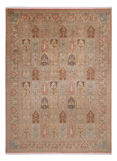 Seda de Cachemira Alfombra 273x381cm - Alfombra oriental