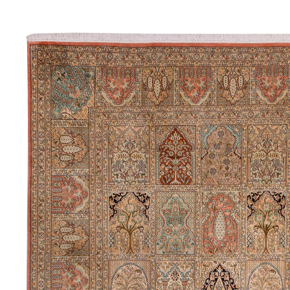 Seda de Cachemira Alfombra 273x381cm - Alfombra oriental