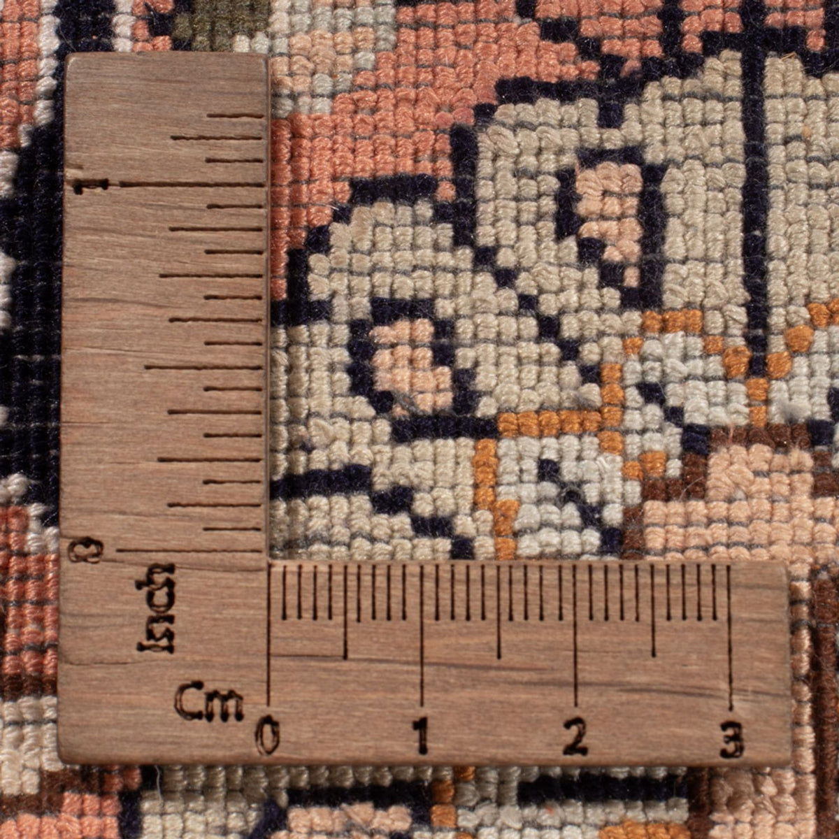 Alfombra de seda - Seda de Cachemira - 339 x 246 cm - beige oscuro