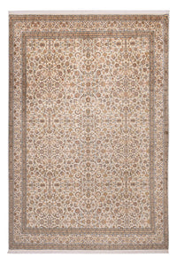 Seidenteppich - Kaschmir Seide - 356 x 245 cm - beige