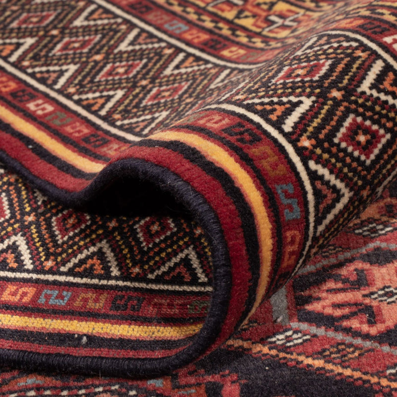 Alfombra afgana - 321 x 243 cm - rojo oscuro