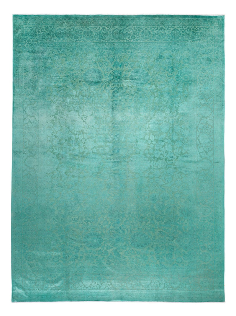 Alfombra de diseño - Vintage/revestido - 428 x 311 cm - verde
