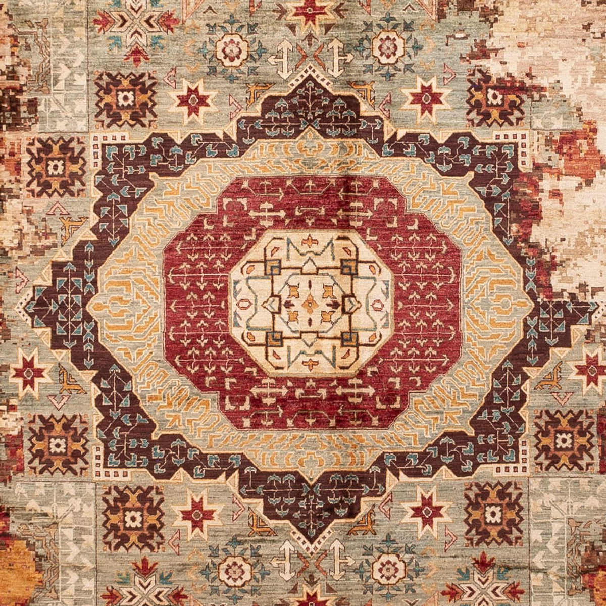 Alfombra de diseño - 391 x 295 cm - multicolor