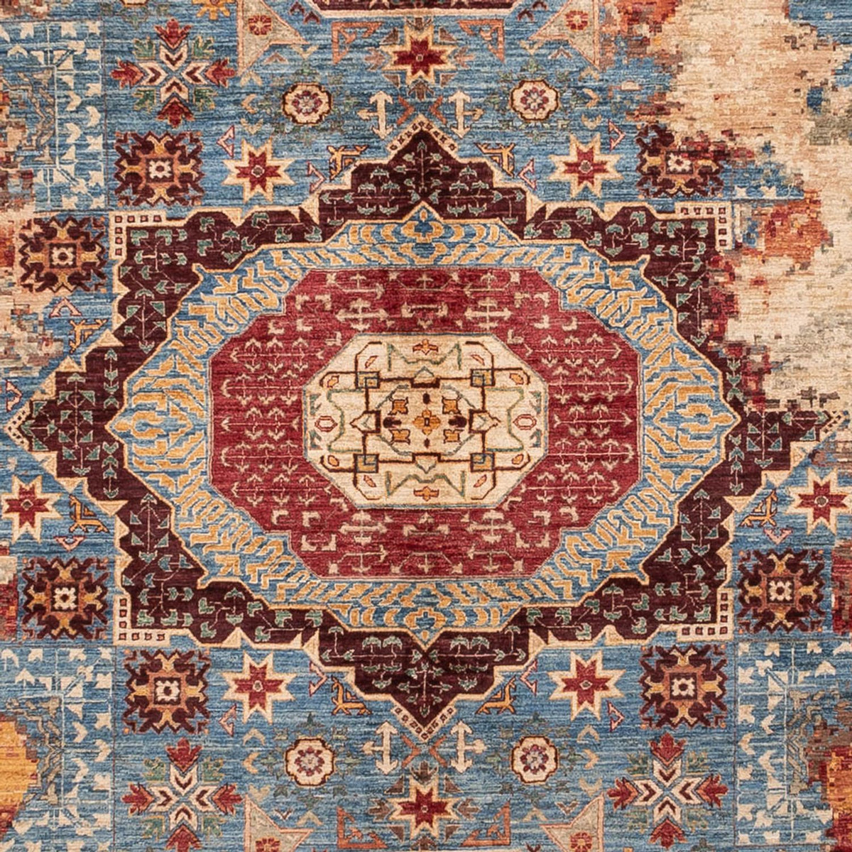 Alfombra de diseño - 386 x 294 cm - multicolor