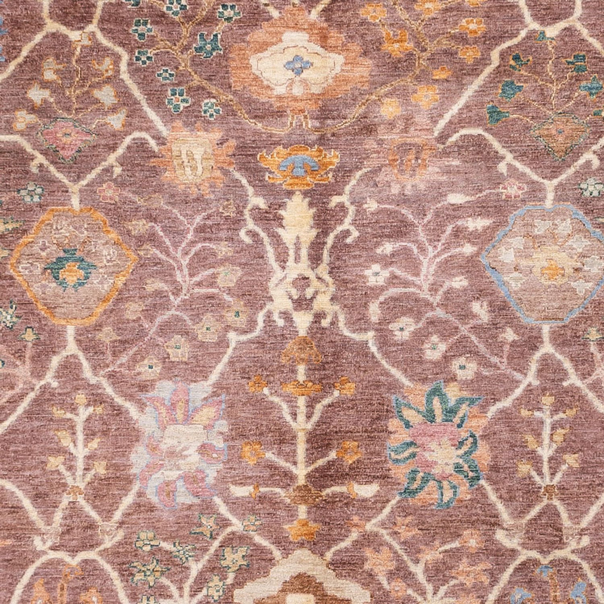 Alfombra Ziegler - Usak - 394 x 310 cm - beige oscuro