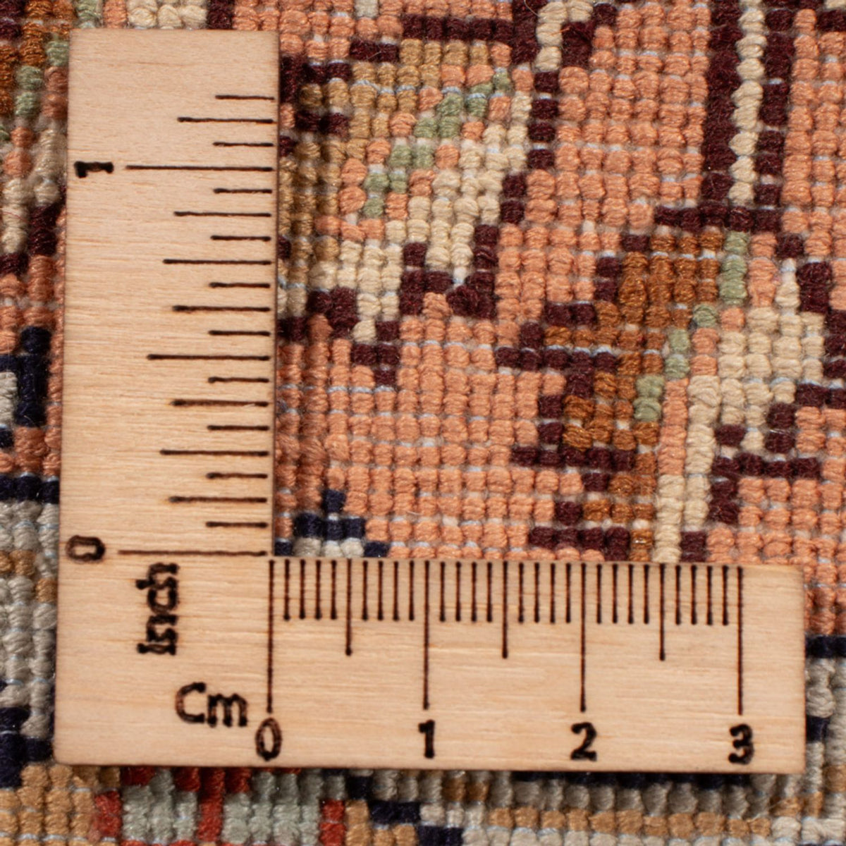 Alfombra de seda - Seda de Cachemira - 403 x 298 cm - beige oscuro