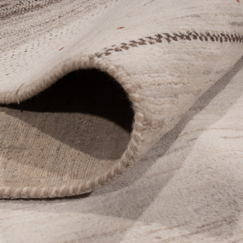 Alfombra Gabbeh - Loribaft Indus - 396 x 300 cm - taupe