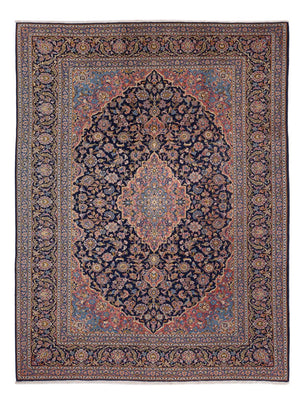 Alfombra persa - Keshan - 355 x 264 cm - beige oscuro