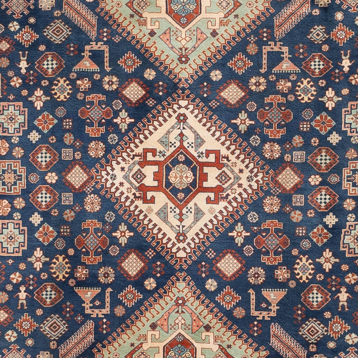 Alfombra persa - Nómada - 318 x 238 cm - azul oscuro