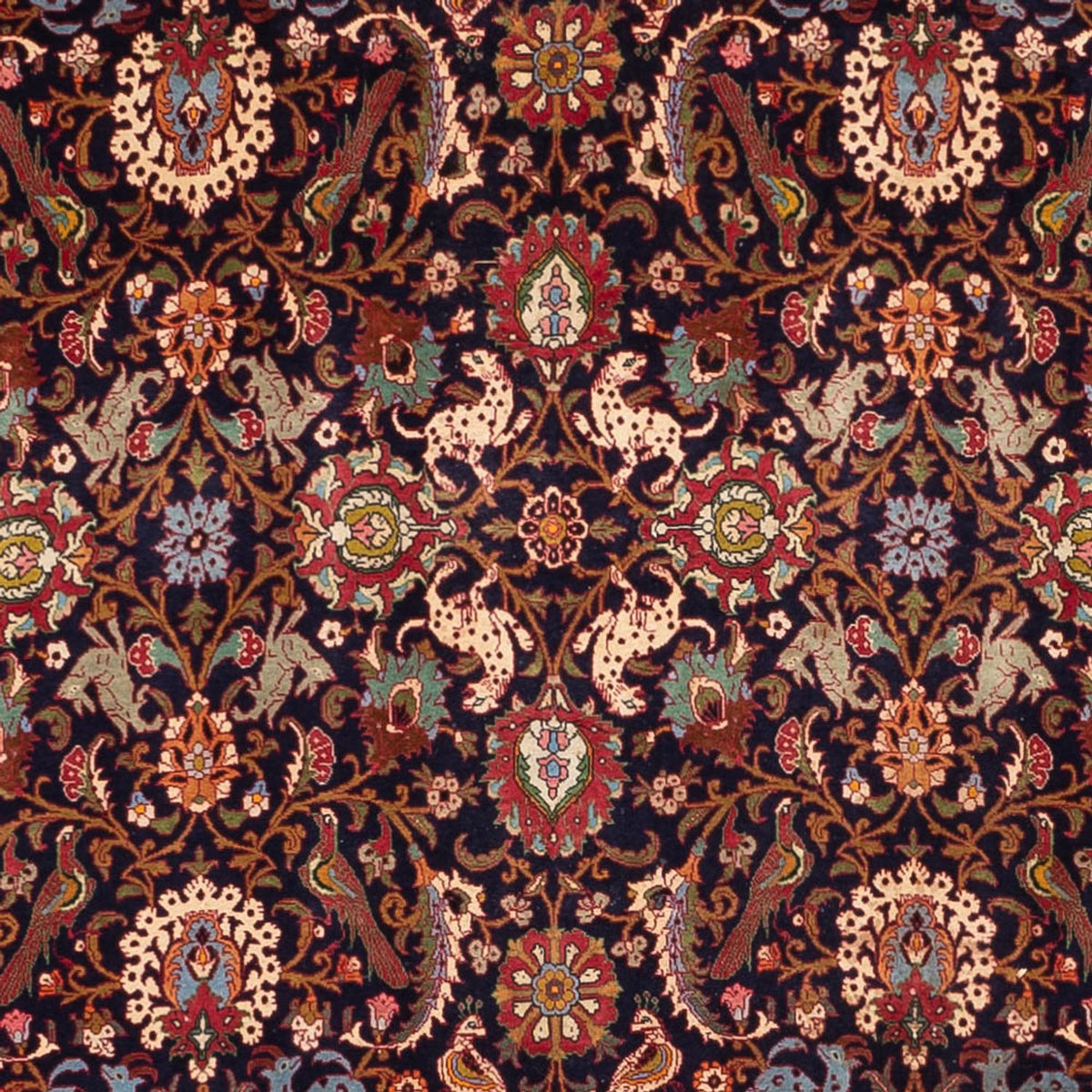 Alfombra persa - Nómada - 340 x 217 cm - beige oscuro
