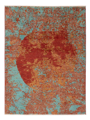 Alfombra de diseño - 201 x 155 cm - multicolor