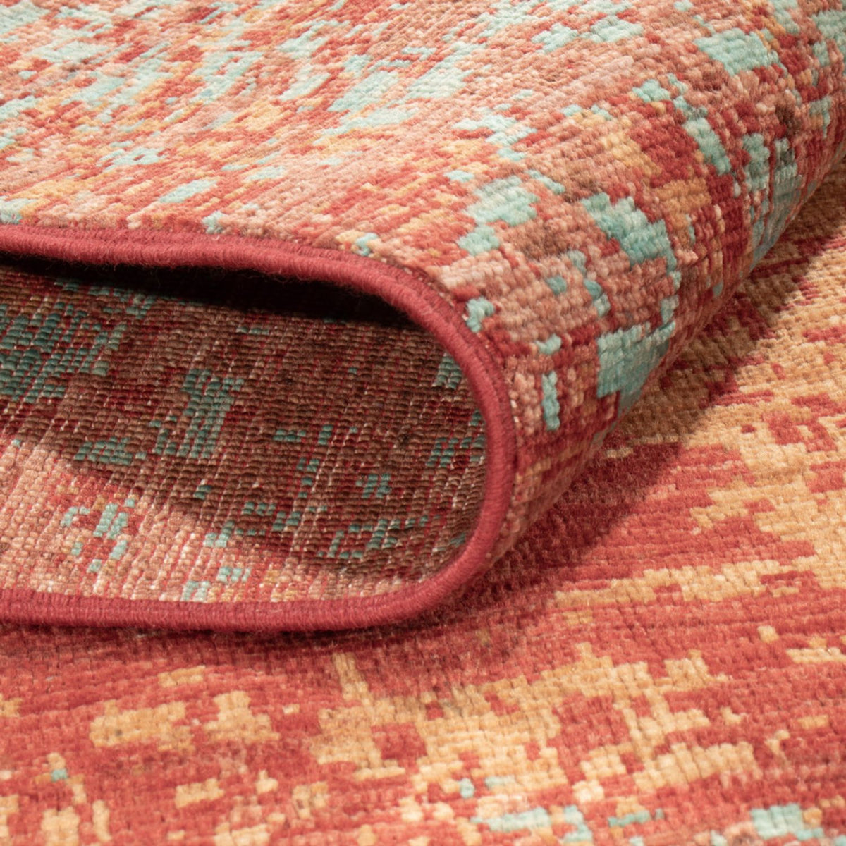 Alfombra de diseño - 201 x 155 cm - multicolor