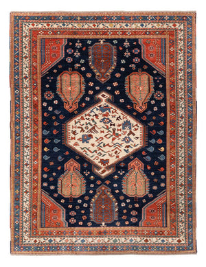 Alfombra Ziegler - Kazak - 367 x 270 cm - azul oscuro