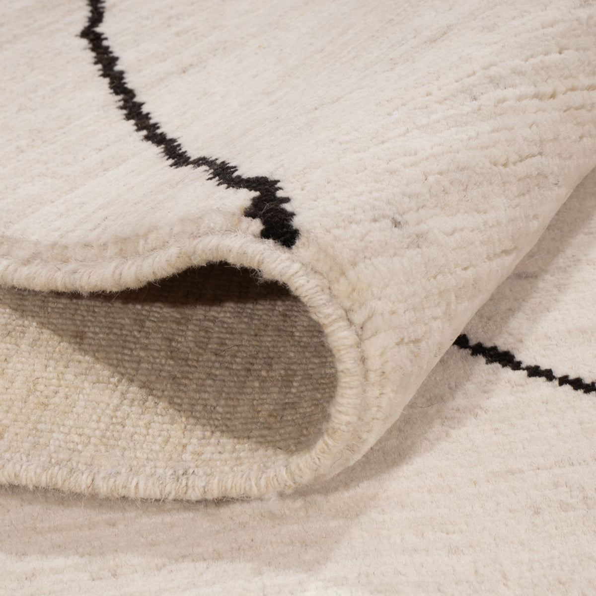 Alfombra bereber - 206 x 155 cm - beige