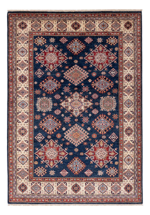 Alfombra Ziegler - Kazak - 211 x 152 cm - azul oscuro