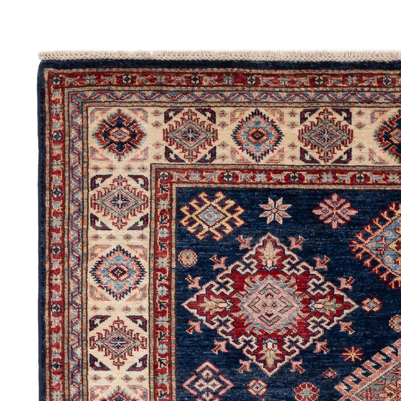 Alfombra Ziegler - Kazak - 211 x 152 cm - azul oscuro