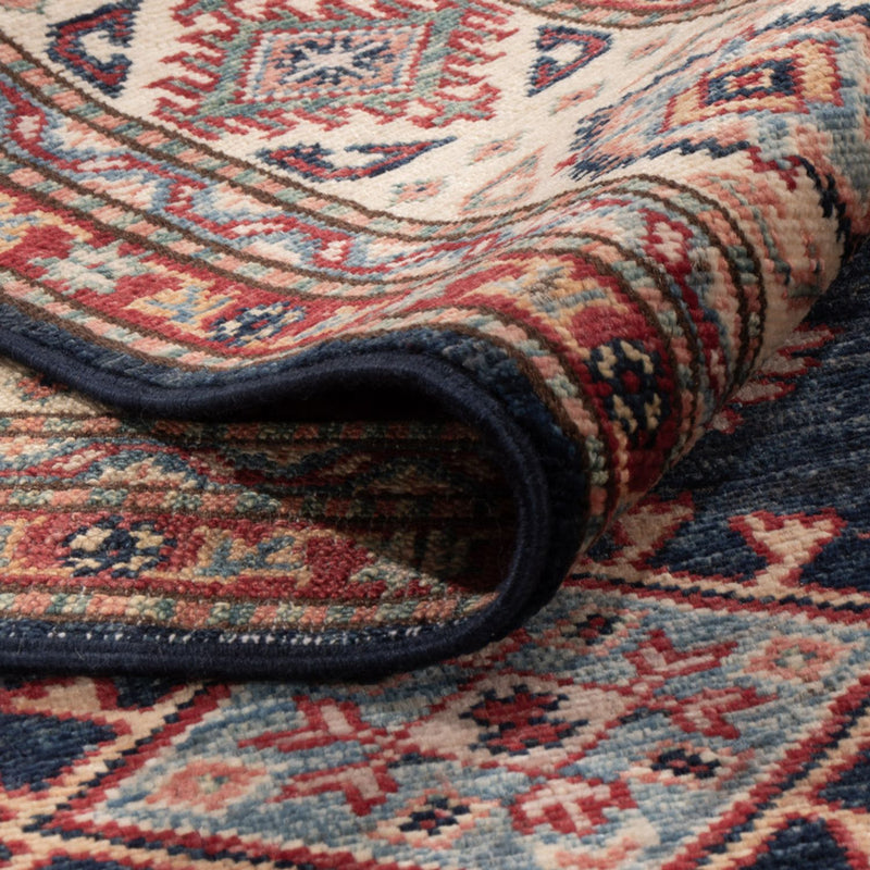 Alfombra Ziegler - Kazak - 211 x 152 cm - azul oscuro