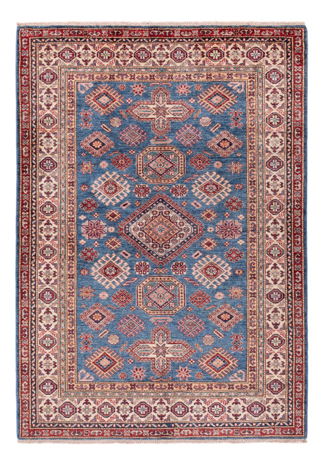 Alfombra Ziegler - Kazak - 217 x 153 cm - azul oscuro