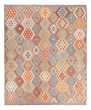 Alfombra Kelim - Splash - 294 x 252 cm - multicolor