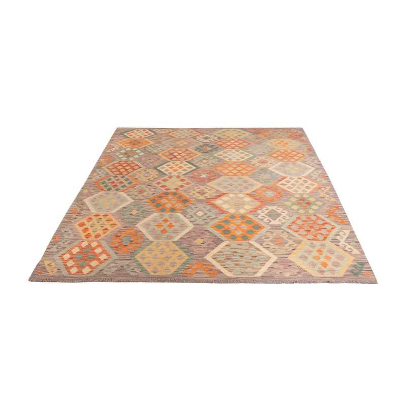 Alfombra Kelim - Splash - 292 x 197 cm - multicolor